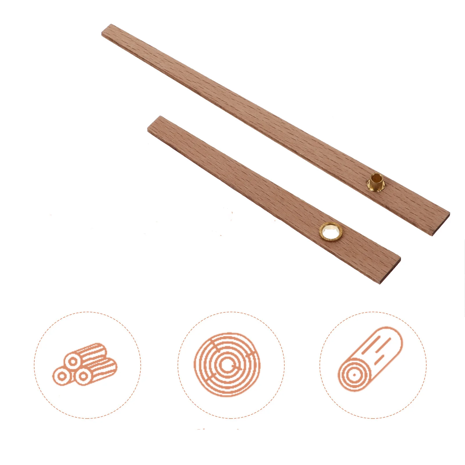 

Wooden Pointer Home Diy Parts Durable Quartz Hands Wall Clock Home Clock Parts Accessories Replacement