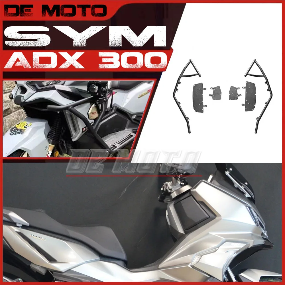 For SYM ADX 300 ADX300 300ADX Engine Guard Engine Guard Crash Bar Protection Bumper Guards Fit SYM
