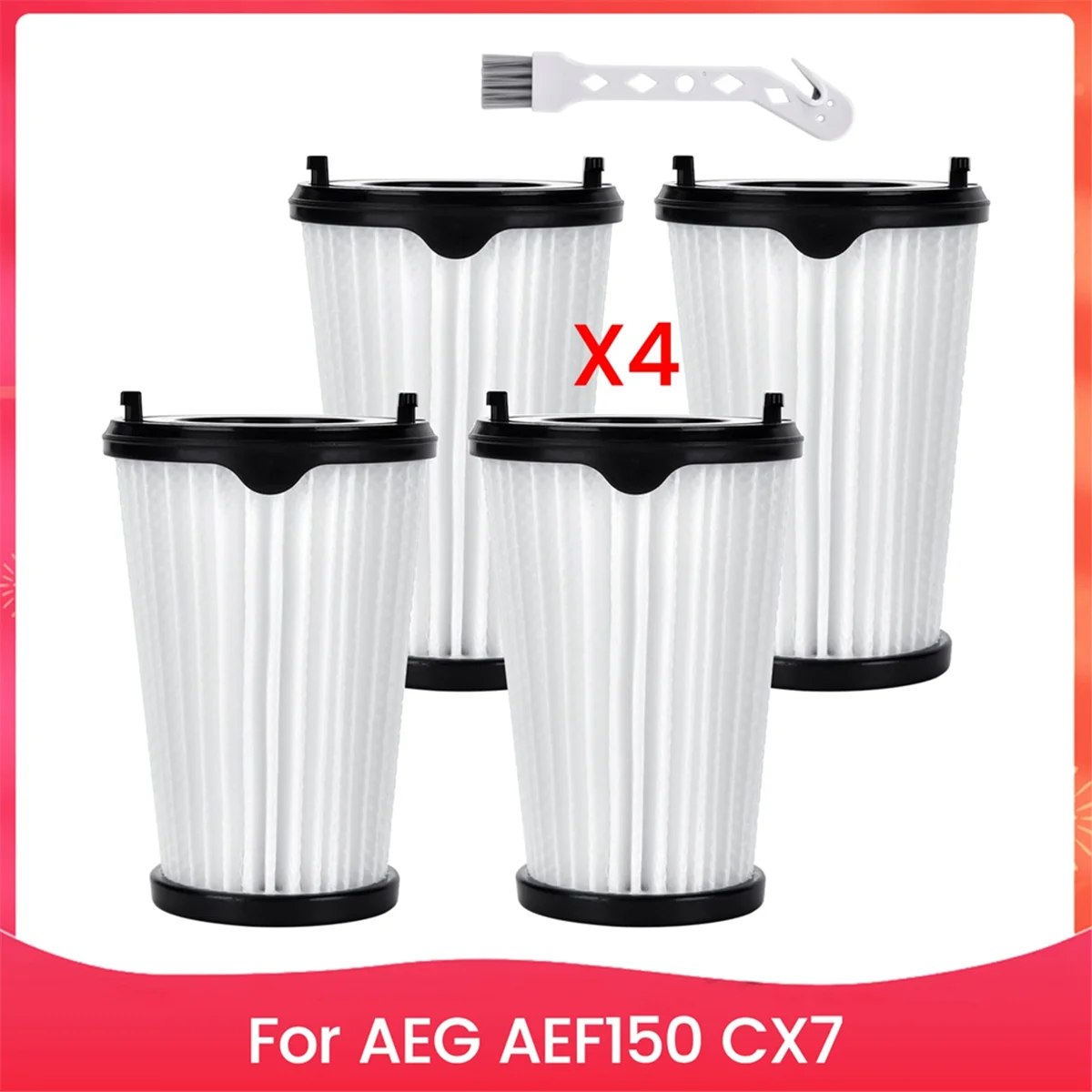 Filtro qa88x cx7 para aeg aef150 filtros de substituição para CX7-2 clássico x flexibilidade ergorapido bateria filtro de vácuo portátil