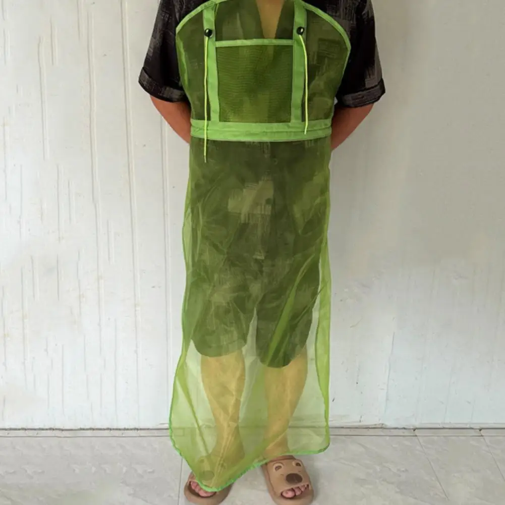 سلامة عمال المئزر التغطية الكاملة شبكة جزازة العشب المئزر واقية البستنة المئزر شبكة ل ساحة العمل التشذيب قص العشب #1