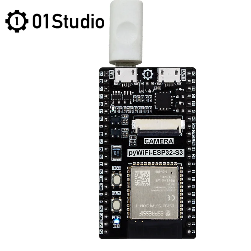 파이 와이파이 ESP32-S3 AI 머신 비전 개발 데모 임베디드 보드, 마이크로파이썬 IOT 와이파이 프로그래밍, 무선 개발, 01 스튜디오