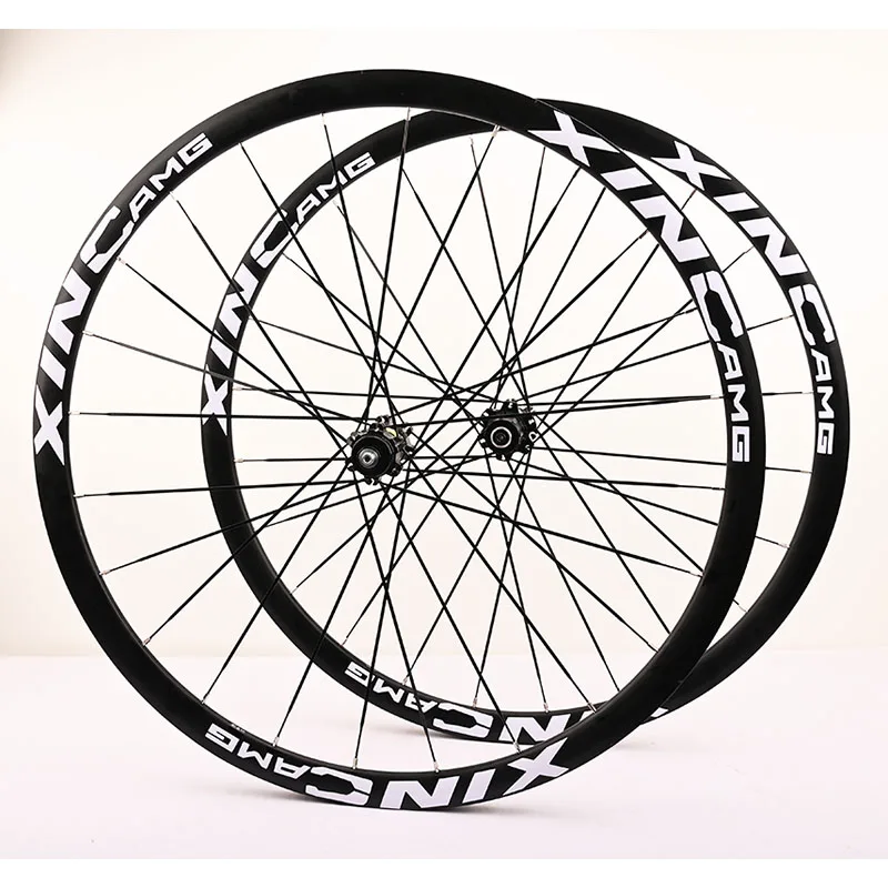 700C 30MM ROAD WHEELS PURE DISC BRAKE MID-LOCK QUICK-RELEASE WHEELSET STRAIGHT PULL FLAT BAR HG7-12 SPEED CASSETTE