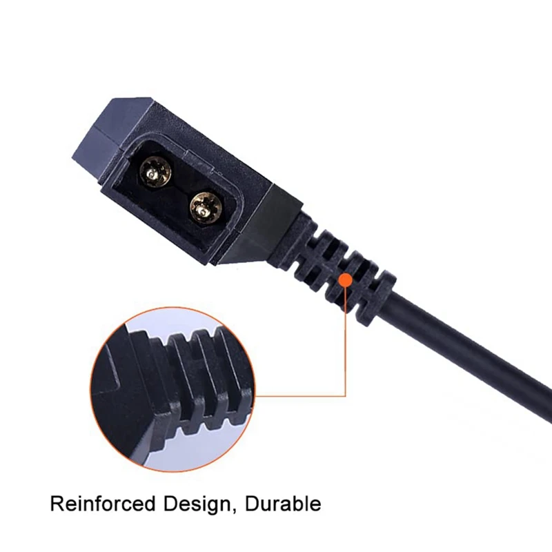 D-Tap Splitter Cable D-TAP to 4D-Tap Camera Power Supply Splitter Cable for V-Mount Battery with 1/4 Screw-ELEC