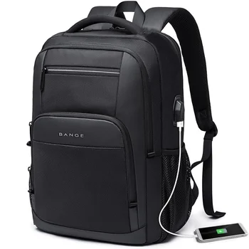 תיק גב קל BANGE למחשב 15.6 אינץ' עם יציאת USB