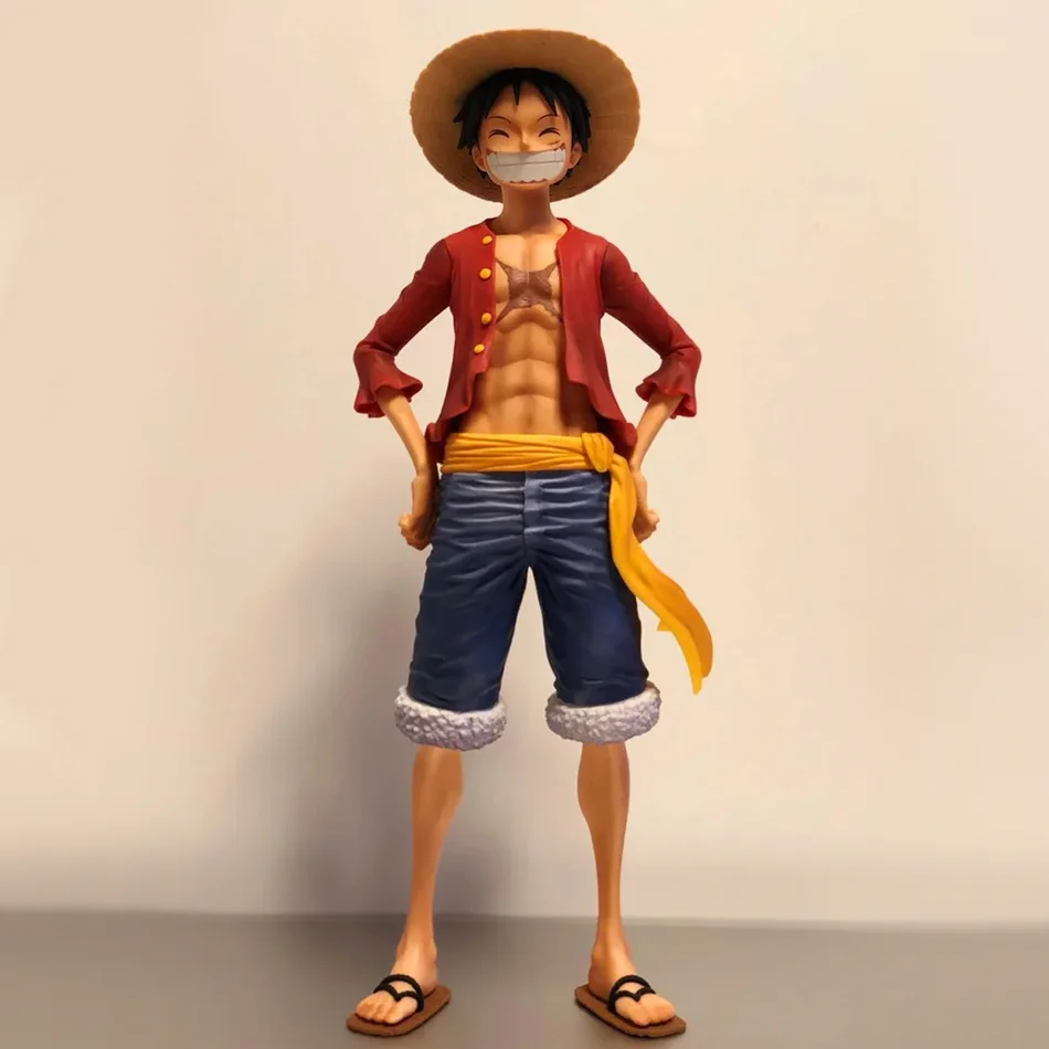 One Piece Anime-Figur Spielzeug Luffy in Stehposition Actionfigur PVC-Modell Sammlerstück Statue Puppe Geburtstagsgeschenke