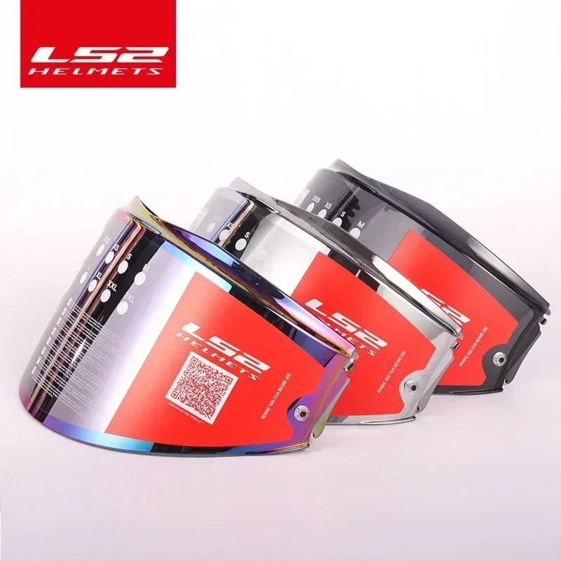 

Original LS2 FF399 Uncovered Helmet Back Flip Special Lens HD Transparent Lens Color Lens Sunshade Face Visors