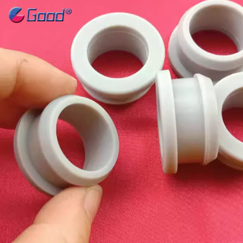 Grey T Type  Snap-on Silicone Rubber Hole Plug Cover 4.5mm~30mm Blanking Cable Hole Protection Plug