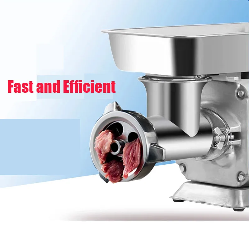 High Power Automatic Mincer and Mixer Chicken Pork Fish Processing Machine