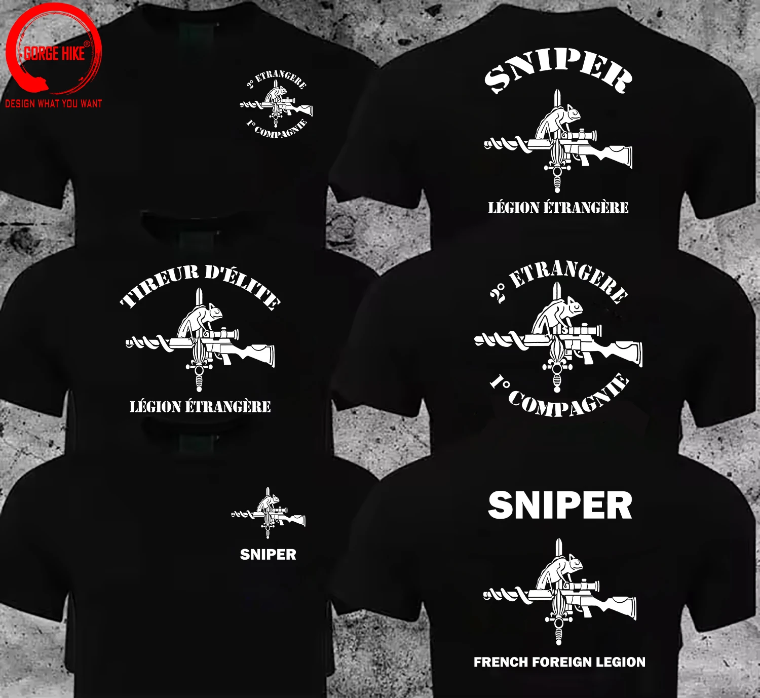 Summer Fashion T-Shirt Newest French Foreign Legion Special Forces Sniper T Shirt Men Military Army T-Shirt Streetwear Tee Shirt