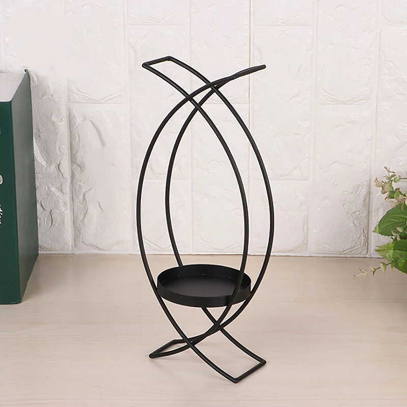 1 قطعة من حامل الشموع المعدنية المحمولة سطح المكتب الديكور مطعم المنزل حفل زفاف لوازم الديكور