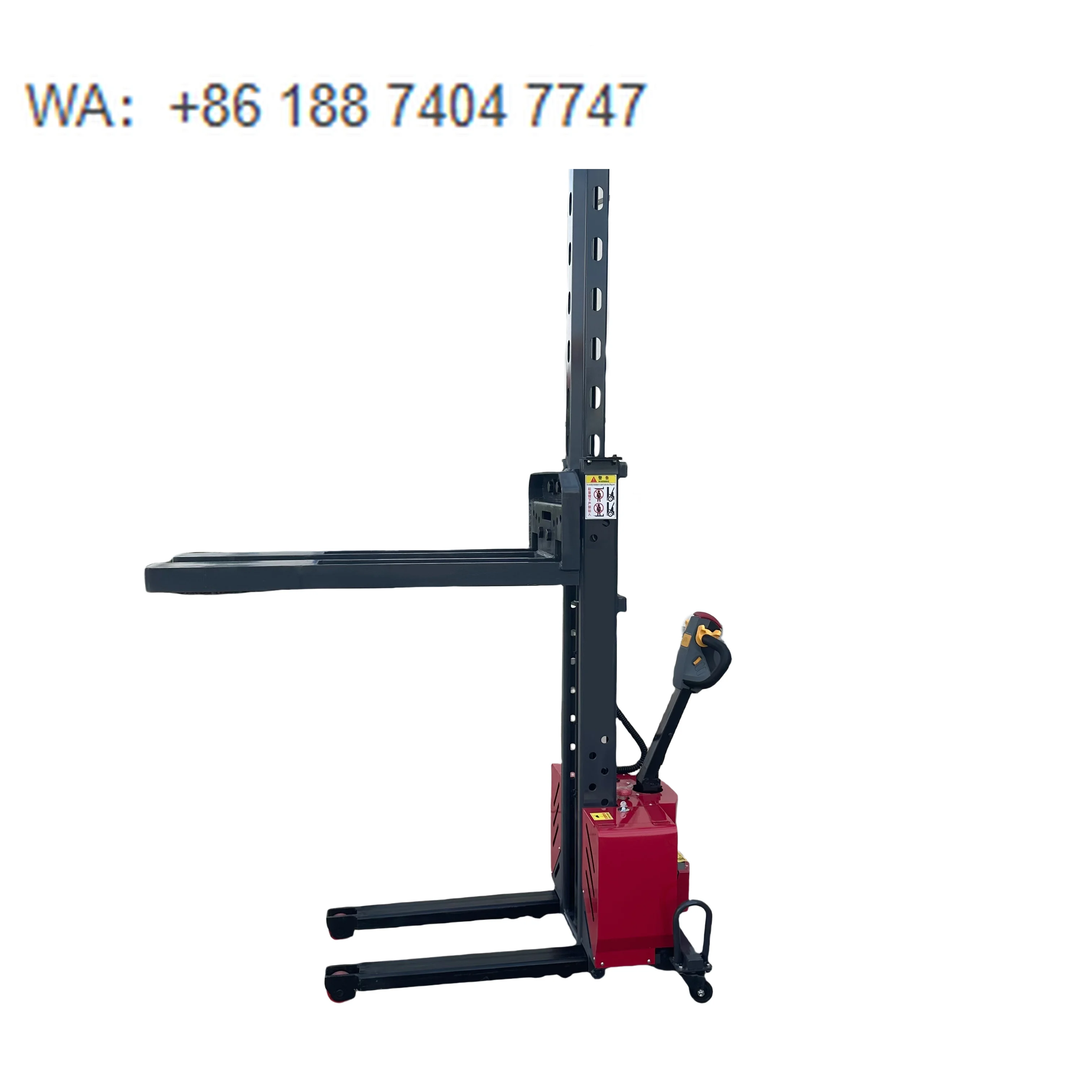 2-ton 3.5-metre Fully Electric Stand-up Forklift Pallet Stacker Small Hydraulic Lifting Goods Handling Vehicle