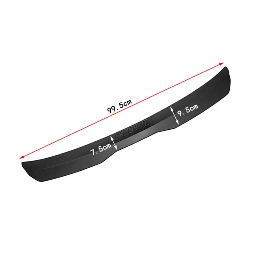 

Matte Black Car Rear Top Roof Lip Spoiler Wing for Hatchback/SUV/MPV