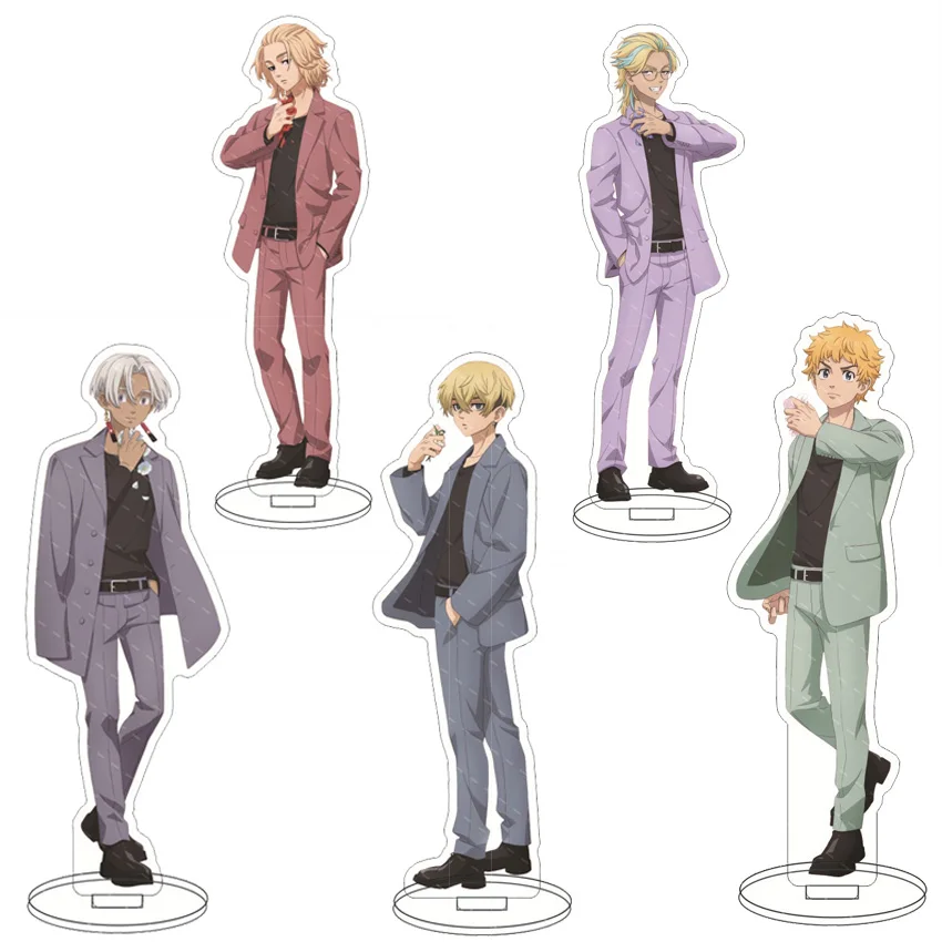 Soporte Acrílico de Anime de 16 CM, Tokyo Revengers, Takemichi Hanagaki ‌ Figuras Decorativas de Manjiro Sano Matsuno Chifuyu, Regalos
