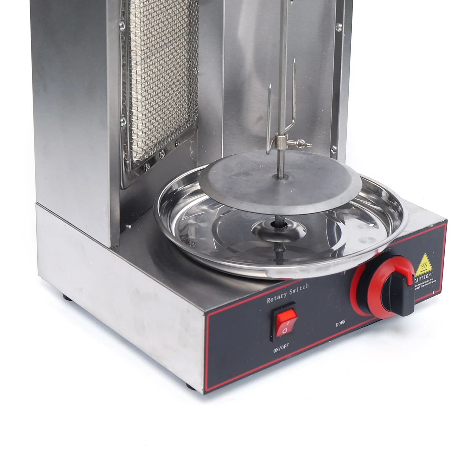 Gás Vertical Broiler Shawarma Machine, Spinning Doner Kebab Gyro Grill Machine