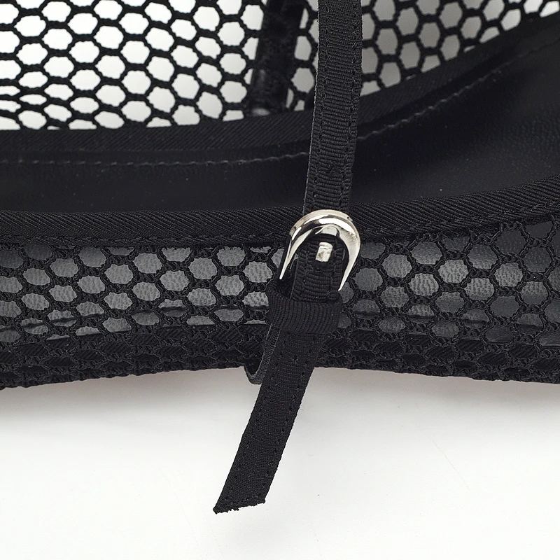 Ballerine estive in rete Scarpe da donna con cinturino con fibbia Scarpe basse estive traspiranti Scarpe da donna nere Mary Janes Calzature Mocassini Novità