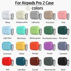 Case For Apple Airpods Pro 2 Case earphone accessories Bluetooth headset silicone Apple Air Pod Pro 2 cover airpods Pro2 case