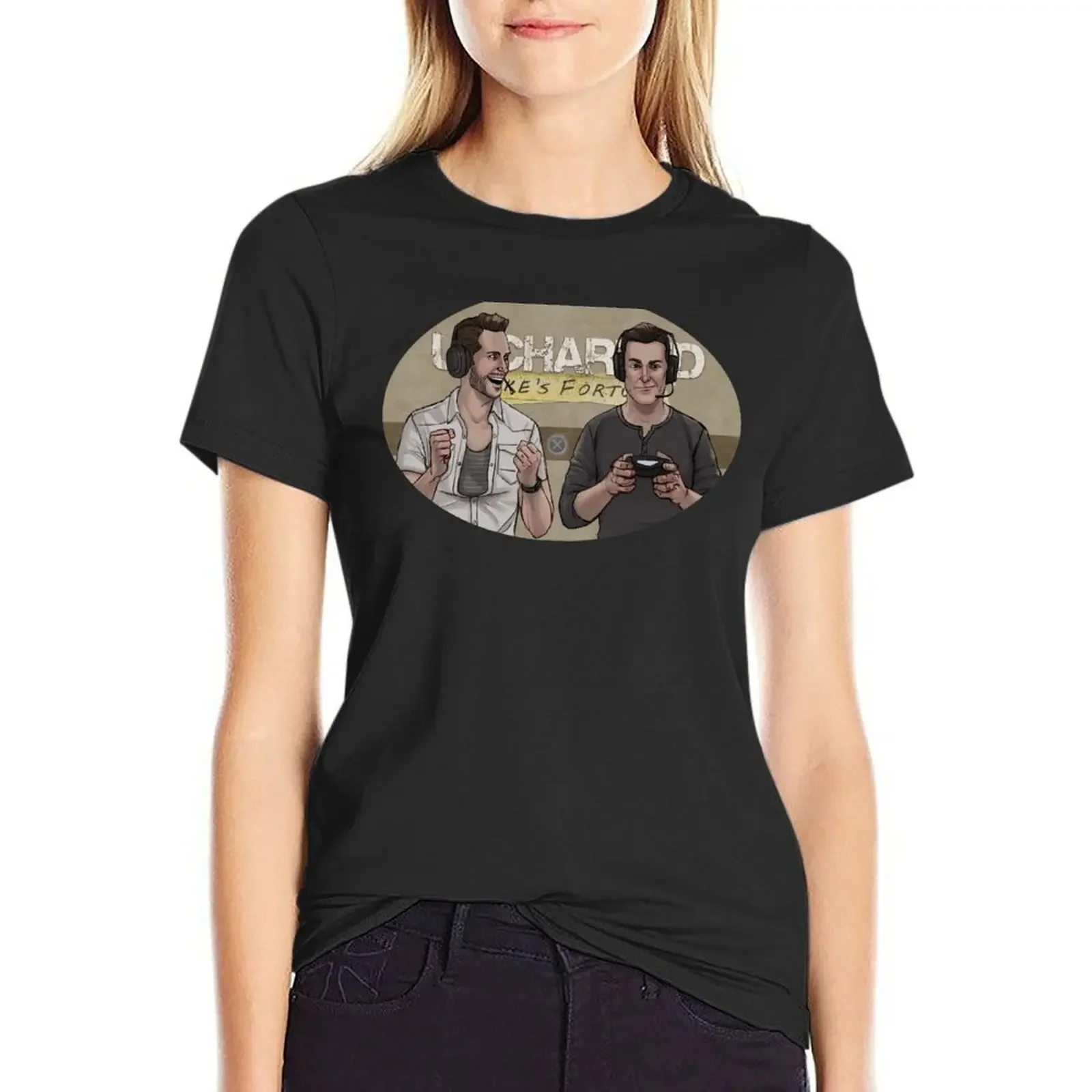 

Troy & Nolan T-Shirt anime clothes heavyweights female Women clothing