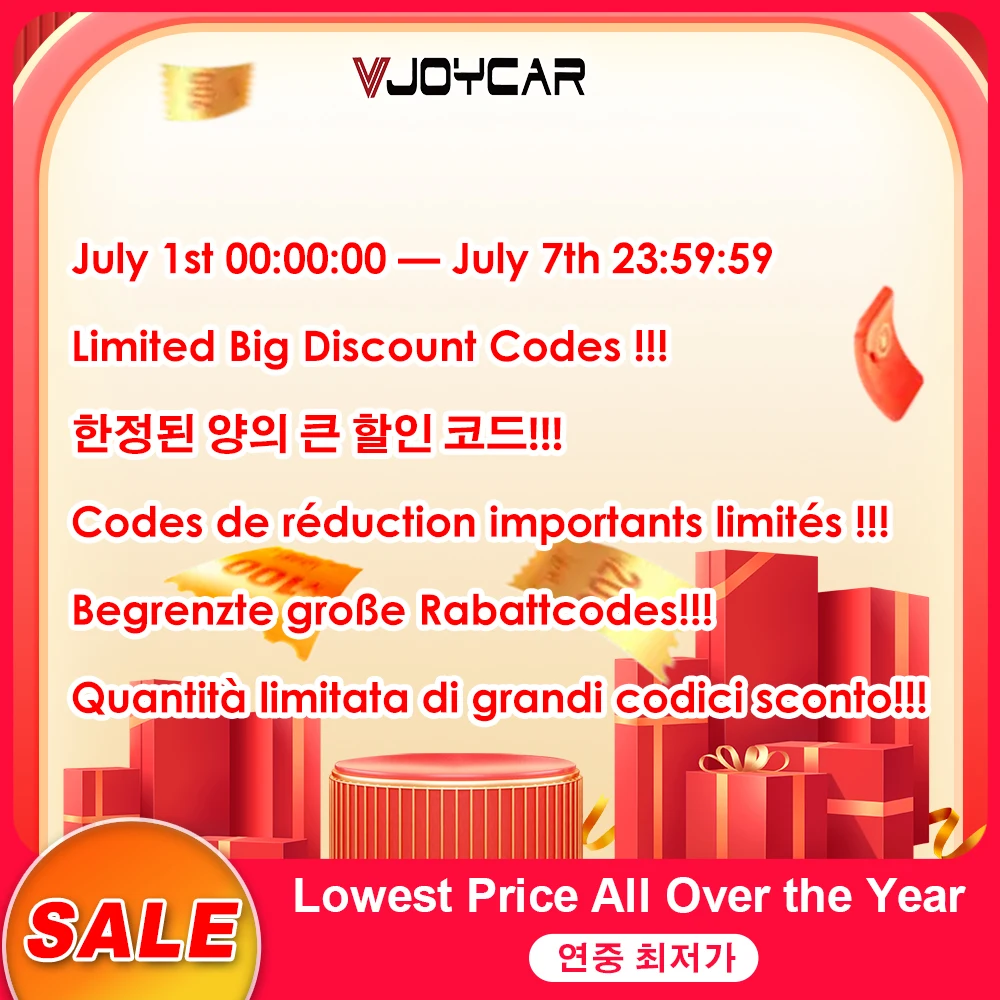 Discount Codes VJOYCAR Accessories Replacement (Don't place an order if you don't know buy anything from us before)