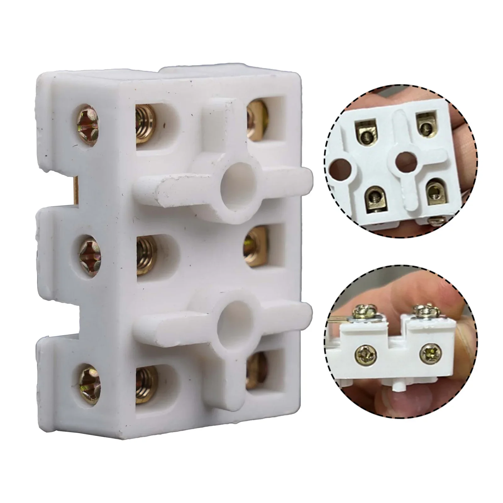 1pcs Single-Phase Terminal Connection Box 220V Motor Capacitor Protector Tool For Motor Repair Tool Accessories