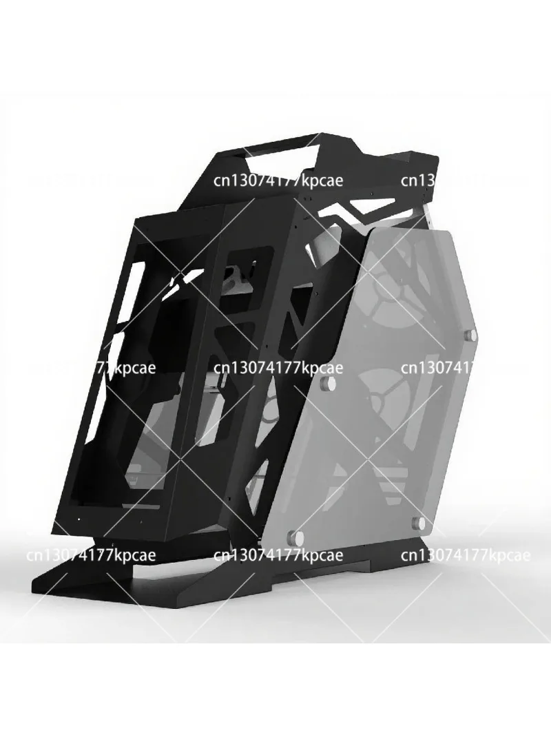 Special-shaped chariot e-sports game DIY chassis side through Internet cafe desktop computer host case