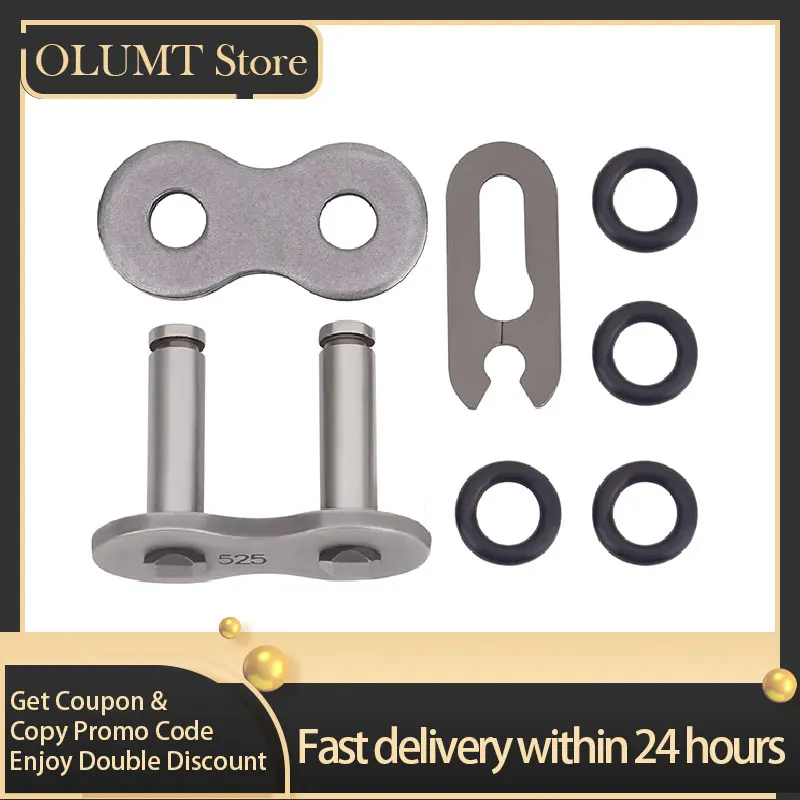 Motorcycle Drive Chain Buckle O-ring Link 428 520 525 530 Easy install Heavy Chain Connecting Connector Master Joint Link Lock