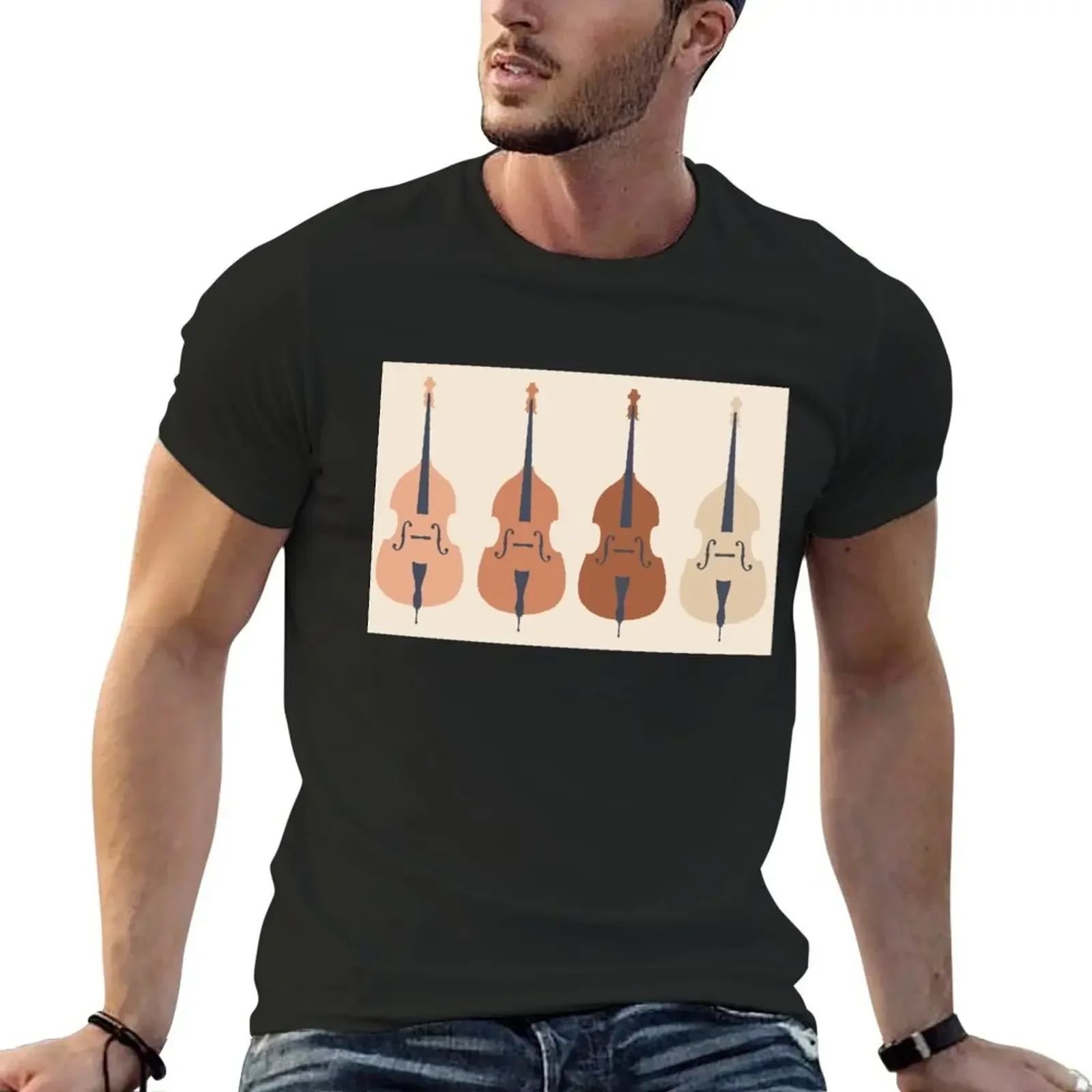 Terracotta Double Basses T-Shirt shirts graphic tee customs black t shirts for men