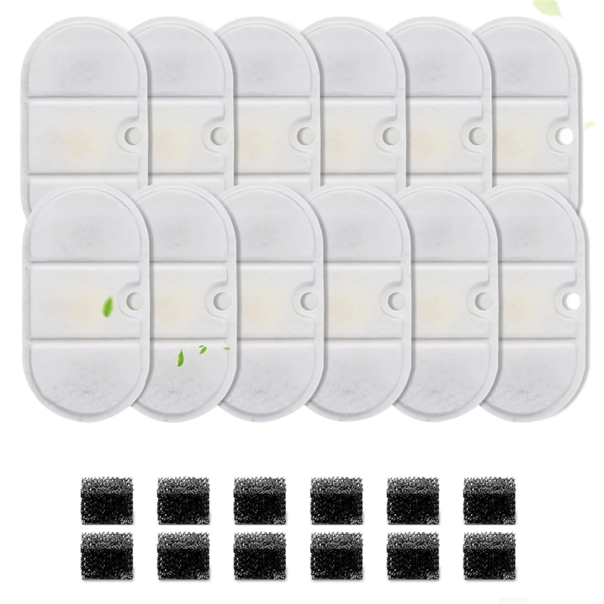 

A92G Cat Water Fountain Replacement Filters for 71oz/2.1L Pet Fountain Triple Filtration Water Fountain Filters