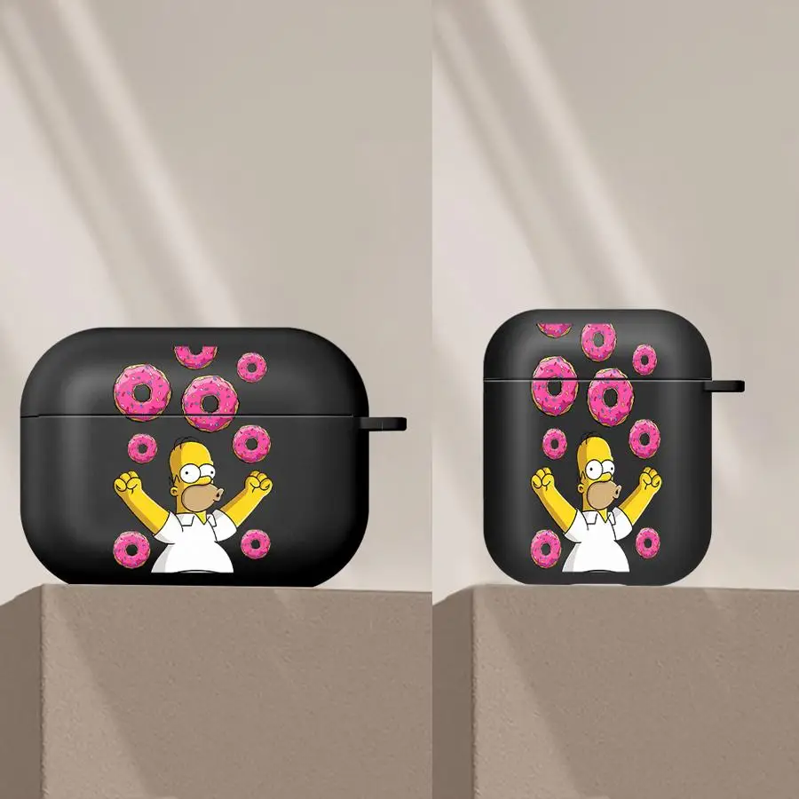 Die S-Simpsons Homer Kopfhörerhüllen Schutzhülle für Airpods 2 Pro 4 Pro3 3 1 Pro2