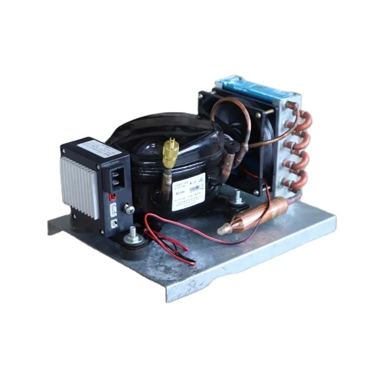 BD15HC Mini Condensing Unit of DC Compressor Micro Refrigeration Unit Air-cooled Refrigerator Unit R134a12V24V