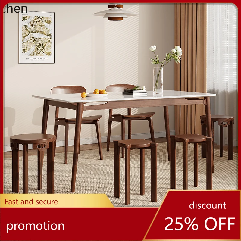 YFY 6-in-1  Stackable Solid Wood Stacking  Round  Home Spare Dining Table Stacking