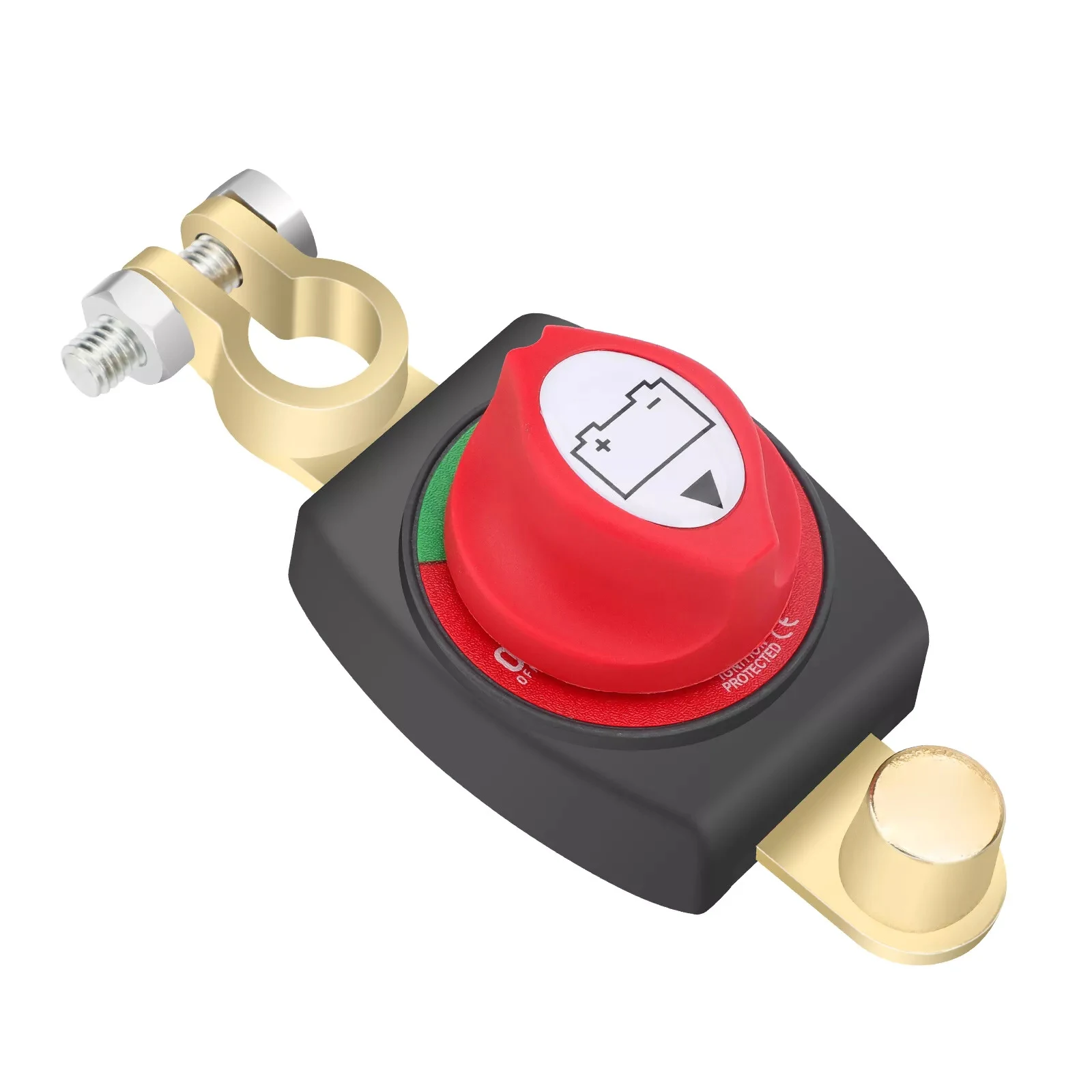 1Pc On/Off 275A Top Post Battery Disconnect Switch 12-48V Waterproof Heavy-Duty Marine Battery Switch For Car Vehicle RV & Boat