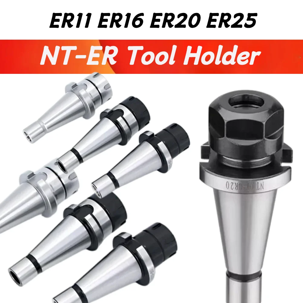 NT40 NT30 ER11 ER16 ER20 ER25 ER32 ER40 Collet Chuck Tool Holder For CNC Face Milling Machine NT ER Stable Milling