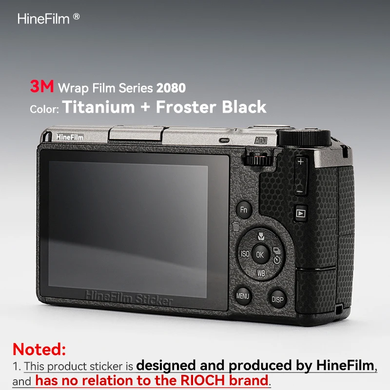 Hinefilm pele para ricoh gr4 iv câmera adesivo para ricoh griv decalque pele gr4 envoltório capa gr 4 pele protetora