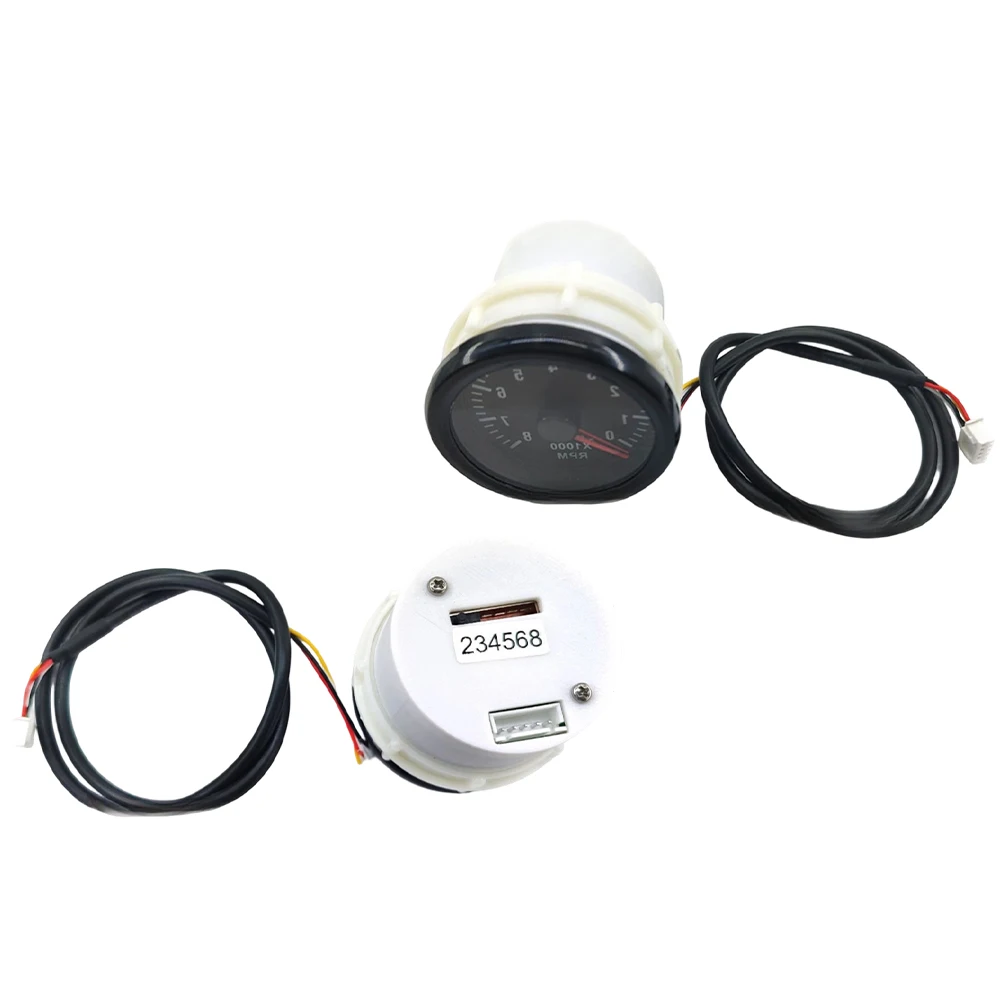 

52MM Electric Tachometer for Gas Engines Boats and Yachts 0 to 8000 RPM Compact Design for Dashboard Installation
