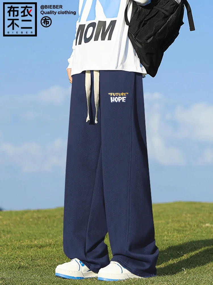 

Loose Straight Leg Casual Pants for Teenage Boys Fitn Sports Trousers Autumn New Sle Comfortable Cotton Polyester Blend