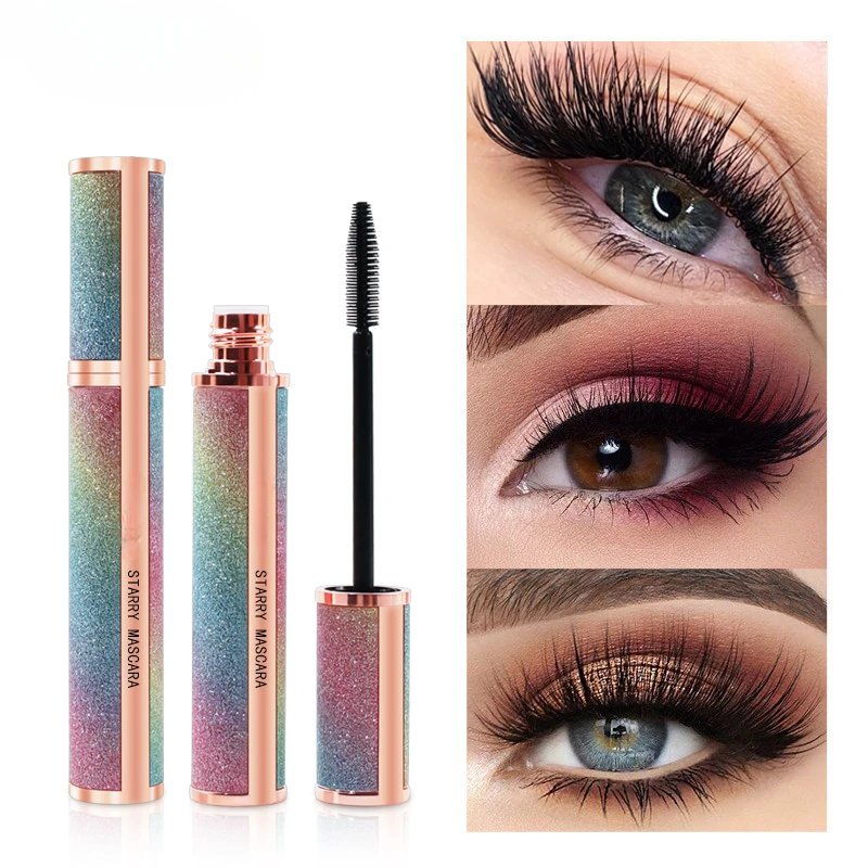 

Black Liquid 4D Silk Fiber Mascara Waterproof Rimel Maquiagem Lengthens Long Thick Curling Lash Mascara Eyelash Extension