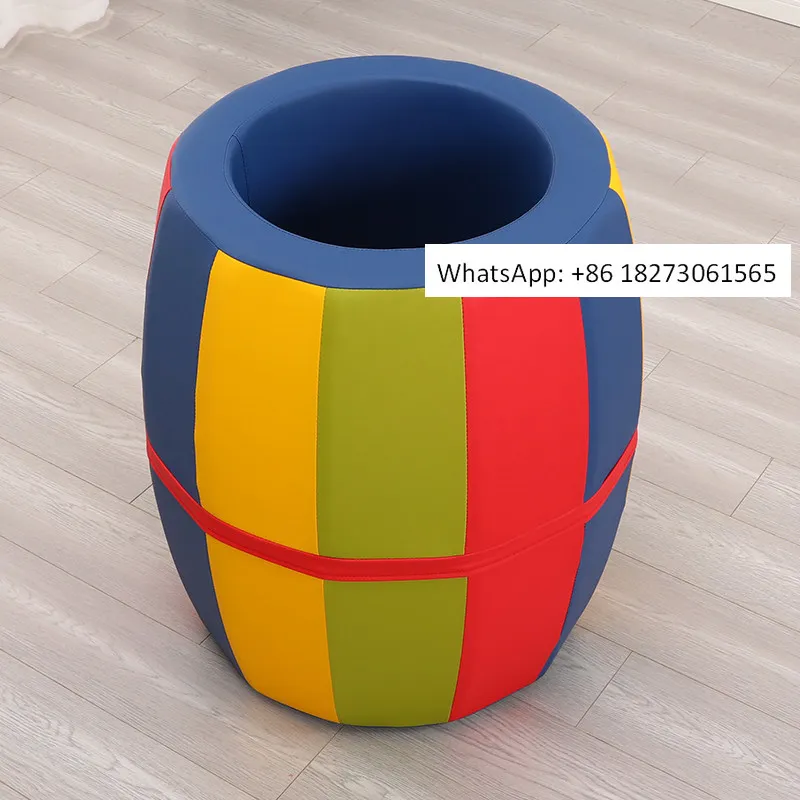 Early education toys, sensory training equipment, software, rainbow bucket, children's drilling hole, beer barrel