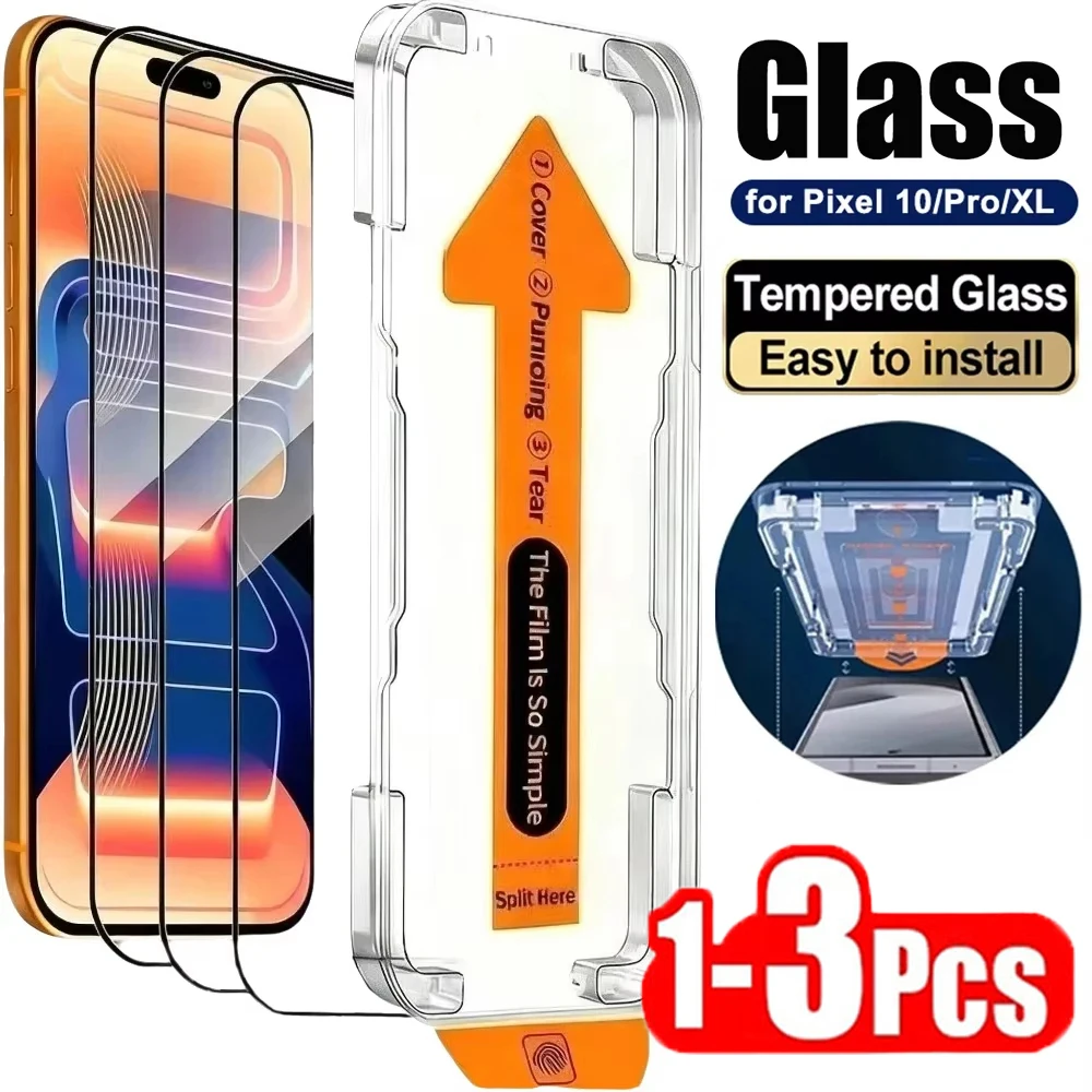 1-3PCS Dust Free Installation Screen Protector For Samsung S25 S24 S26 A37 A26 A17 A56 A36 A57 A07 A55 A16 Tempered Glass Film