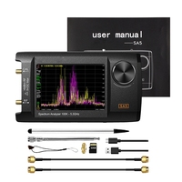 A7THK-Newest 4In IPS LCD SA5 Spectrum Analyzer Handheld Spectrum Anslyzer 100K-5.3Ghz Signal Generator With 32GB Card Version