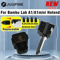 New For Bambulab A1 Mini Hotend Nozzle For Bambulab A1 Hotend Bambu Accessories Nozzle Bamboo Lab A1 Mini 3d Printer Nozzle Kit