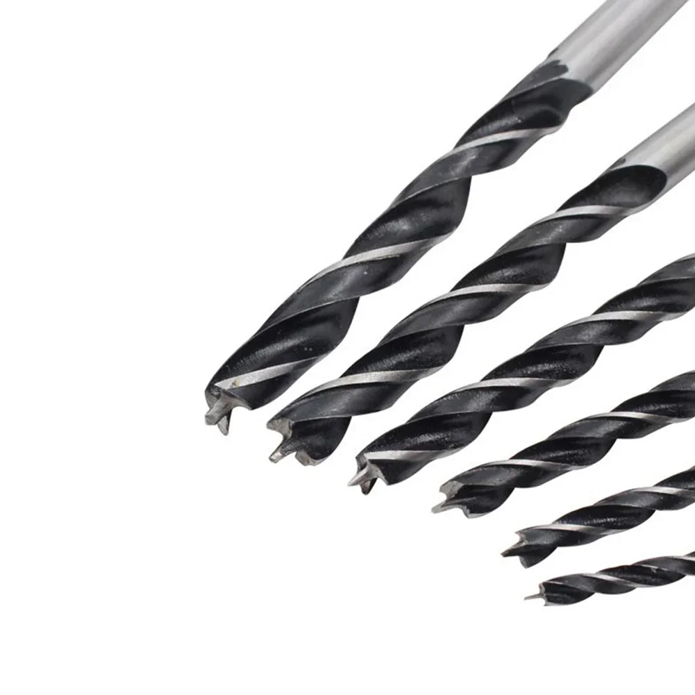 

For Electric Drills Drill Bit Woodworking Tool 4mm 73mm 5mm 83mm 6pcs High Carbon Steel White & Black Brand New