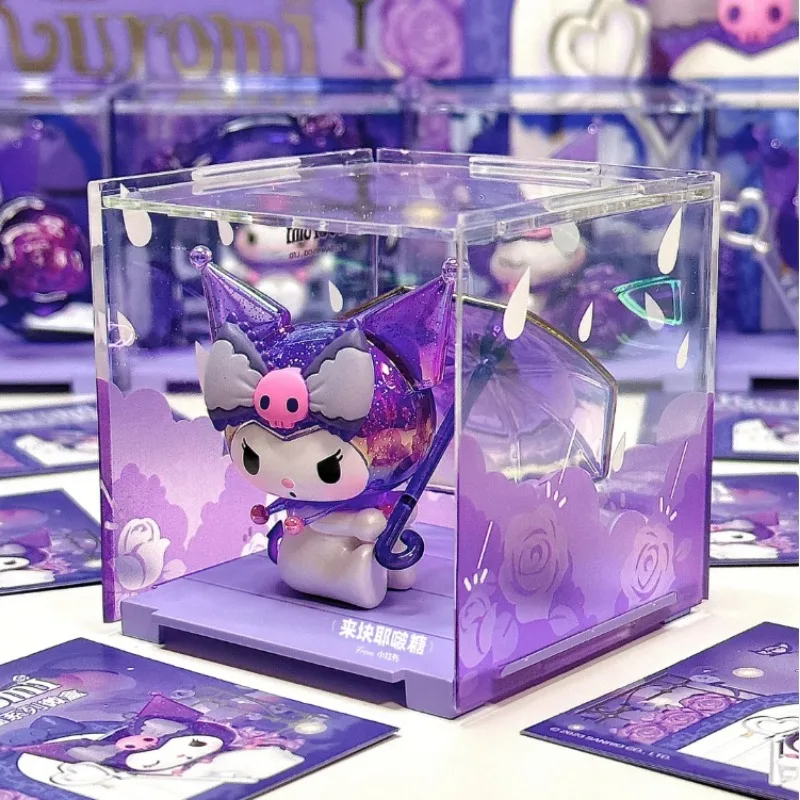 

Genuine Sanrio Kuromi Dream Rose Garden Micro Box Blind Box Ornament Collection Decorative Ornament Toy Doll Figure Gift