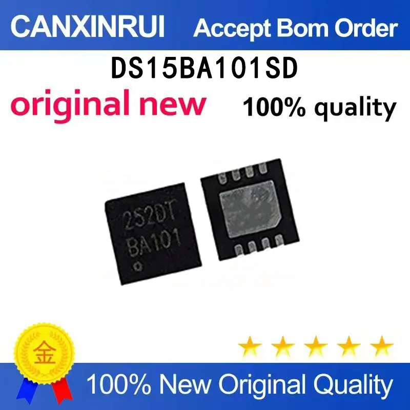 (5-100 pieces)Brand new original DS15BA101SD DS15BA101 silk screen BA101 WSON8 spot chip