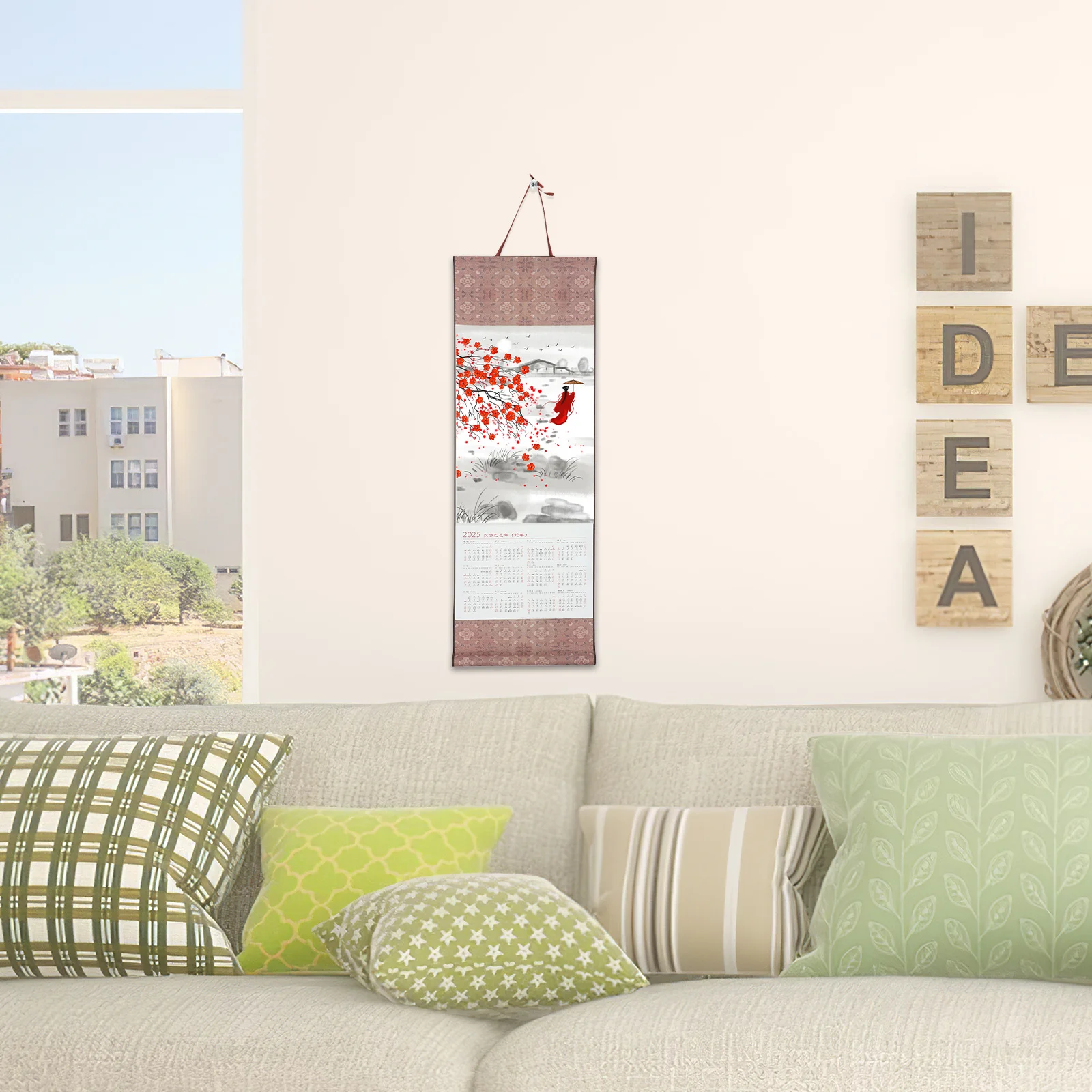 Rollo en blanco para pintura de caligrafía china, rollo colgante de pared de papel para decoración del hogar, adecuado para arte de caligrafía 2025