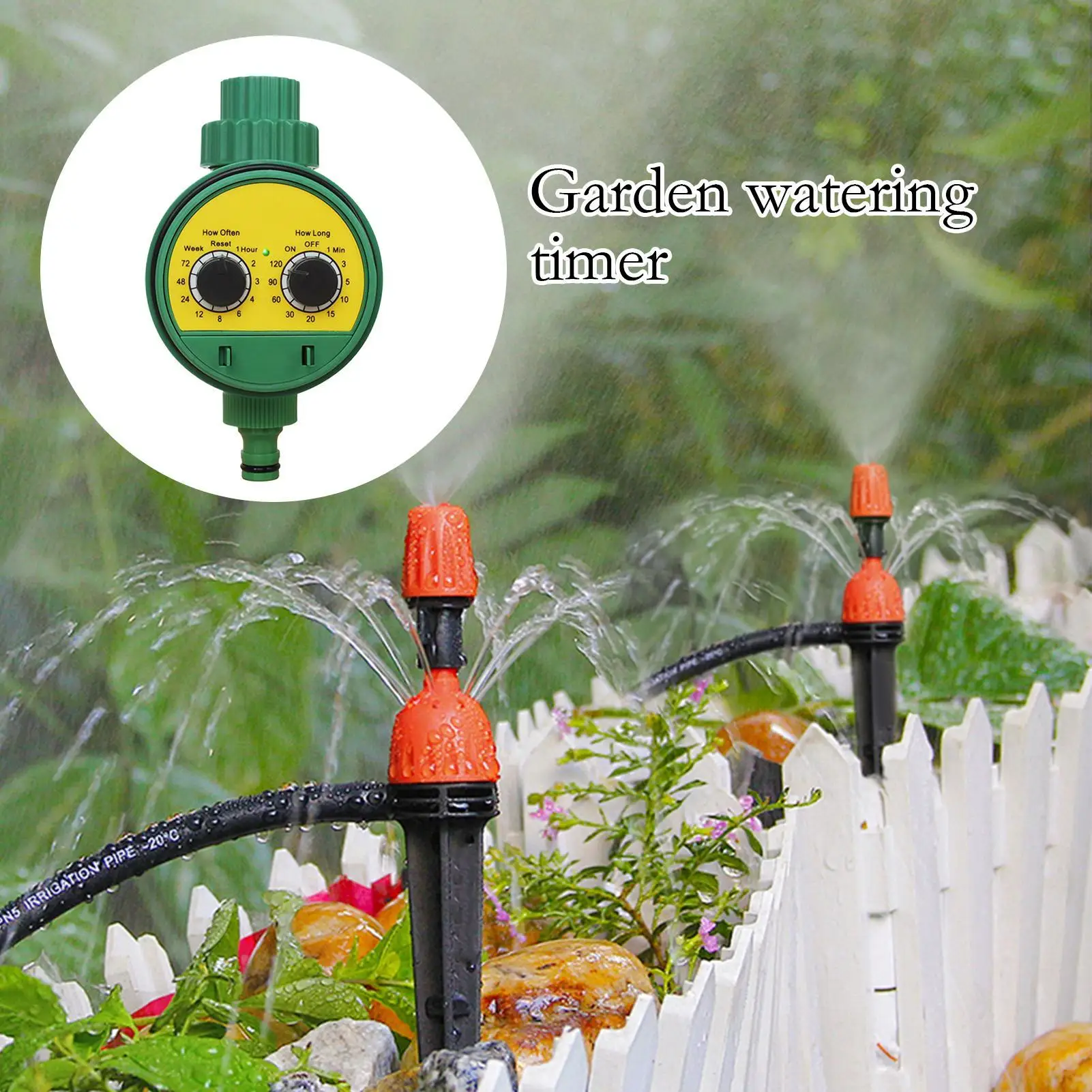 

Garden Watering Timer Irrigation Timing Tool Jam Proof Precision Watering Timer For Lawn Greenhouse Backyard Landscape
