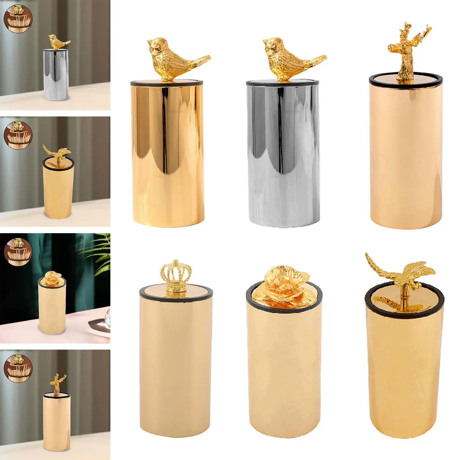 Toothpick Box Toothpick Holder for Restaurant Restroom Table Centerpiece