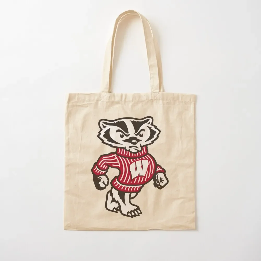 Bucky Badger Pullover Hoodie Tote Bag Eco bag cute pouch bag canvas tote bags Gift bags