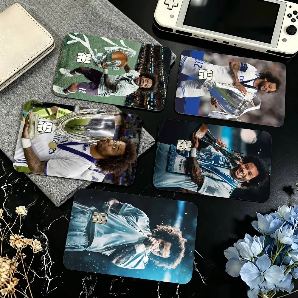 M-Marcelo Vieira F-Football Star Credit Card HD Stickers Game Card Decal Small Chip Waterproof Sticker Gift