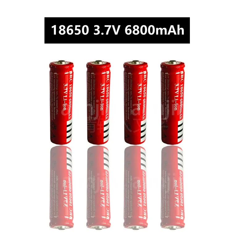 3..7V 18650 6800mAh For Led Flashlight Torch Batery Iitio Battery+Charger