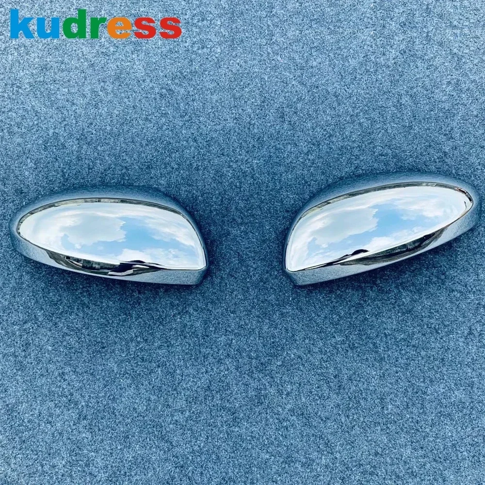 Side Mirror Cover For Nissan Note 2020 2021 2022 2023 2024 Chrome Car Rearview Mirrors Cap Cover Trim Exterior Accessories